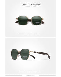 KINGSEVEN 2023 Fashion Polarized UV400 Sunglasses For Men Wood Optical Lenses For Women Protection Highquality Eyeglass Frames