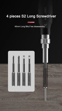 Xiaomi DELIXI 145-in-1 Screwdriver Set Precision Magnetic Screw Driver Bits Wireless Hand Screw Driver Repair Kit Tools