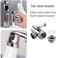 New Faucet extender external shower head bathroom faucet adapter attachment washbasin faucet external shower head set