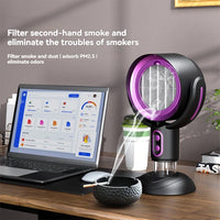 Mini Desktop Range Hood Mini Suction Extractor Hood USB Charging Angle-adjustable Camping Picnic Hot Pot Range Hood Kitchen Hood