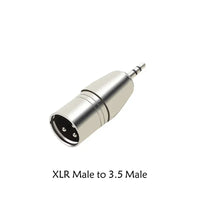 XLR 3PIN female head to 6.5 female 3 core XLR revolution RCA 3.5mm Male lotus audio female seat 6.35 microphone adapter