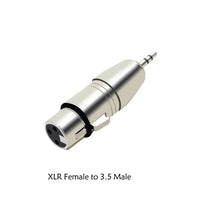 XLR 3PIN female head to 6.5 female 3 core XLR revolution RCA 3.5mm Male lotus audio female seat 6.35 microphone adapter