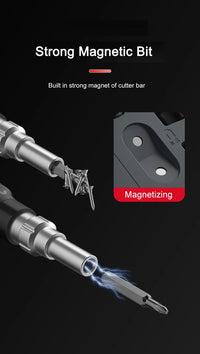 Xiaomi DELIXI 145-in-1 Screwdriver Set Precision Magnetic Screw Driver Bits Wireless Hand Screw Driver Repair Kit Tools