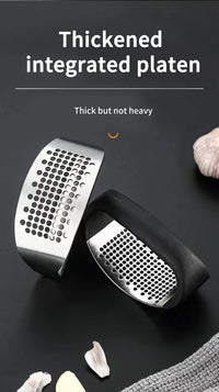 WORTHBUY Manual Stainless Steel Garlic Press, Garlic Chopped Ginger Crusher For Fruit Vegetable Tools Kitchen Accessories