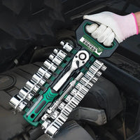 1/4 3/8 1/2 Inch Ratchet Wrench 72 Tooth Drive Ratchet Socket Wrench Tool Multi-funtion DIY Hand Tool Ratchet Handle Wrench
