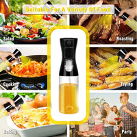Oil Spray Bottle for Cooking Kitchen Olive Oil Sprayer for Camping BBQ Baking Vinegar Soy Sauce 200ml 300ml