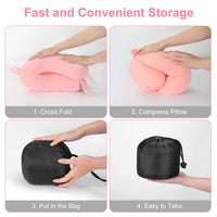 Multifunctional U-shaped Pillow Travel Neck Pillow Slow Rebound Memory Foam Car Airplane Sleep Pillow Head Support Soft Headrest
