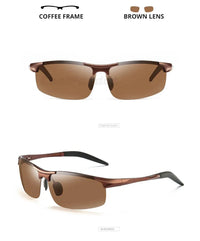 Luxury Brand 2023 Aluminum Sunglasses For Men Polarzed Sun Glasses Man Day Night Driving Anti-Glare Wome Oculos De Sol Masculino