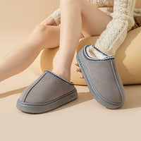 Platform Fluffy Slippers Women House Flats Fashion Plush Winter Designer Shoes Ladies Home Elegant Casual Footwear Large Size
