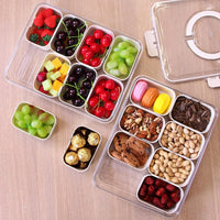 Kitchen Seasoning Storage Box Spice Box Integrated Multi Grid Storage Sealed Tank Moisture-Proof Salt Tank Kitchen Supplies 2025