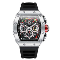 New Luxury Men Watch ONOLA Fashion Fully Automatic Mechanical Watches Man Unique Design Waterproof Tape Watch Wristwatch
