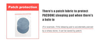 PACOONE Outdoor Camping Sleeping Pad Inflatable Mattress with Pillows Ultralight Air Mat Built-in Inflator Pump Travel Hiking