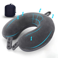 Multifunctional U-shaped Pillow Travel Neck Pillow Slow Rebound Memory Foam Car Airplane Sleep Pillow Head Support Soft Headrest