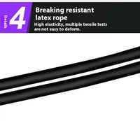 Portable Pilates Bar Kit Resistance Band Yoga Pilates Stick Yoga Exercise Bar Foot Loop for Yoga Stretch Sculpt Twisting Sit-Up