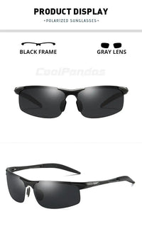 Luxury Brand 2023 Aluminum Sunglasses For Men Polarzed Sun Glasses Man Day Night Driving Anti-Glare Wome Oculos De Sol Masculino
