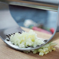 WORTHBUY Manual Stainless Steel Garlic Press, Garlic Chopped Ginger Crusher For Fruit Vegetable Tools Kitchen Accessories