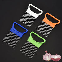 New Kitchen Gadgets Onion Slicer Tomato Vegetables Safe Fork vegetables Slicing Cutting Tools household items kitchen