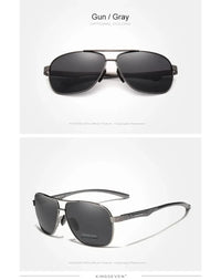 KINGSEVEN Polarized Aluminum Sunglasses Men High Quality UV400 Mirror Lens Male Women Fashion Eyewear Driving Outdoor Glasses