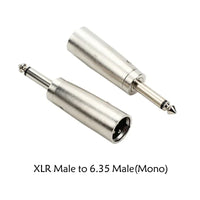 XLR 3PIN female head to 6.5 female 3 core XLR revolution RCA 3.5mm Male lotus audio female seat 6.35 microphone adapter