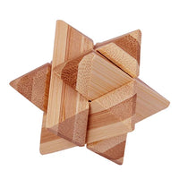 Wooden Kong Ming Lock Lu Ban Lock IQ Brain Teaser Educational Toy for Kids Children Montessori 3D Puzzles Game Unlock Toys Adult