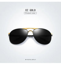 Luxury Pilot Polarized Sunglasses Men And Women Classic Metal Driving Fishing Sun Glasses For Man Brand Design Eyewear UV400