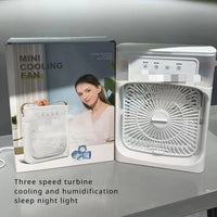 New Five-hole Spray Fan USB Desktop Humidifier Portable Practical Cooling Fan Hydrocooling Summer Indispensable Chiller Office