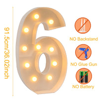 LED Light Giant Birthday Figure Number Balloon Filling Box 30 40 50 1st Birthday Party Decor Adult Kid Baby Shower Wedding Decor