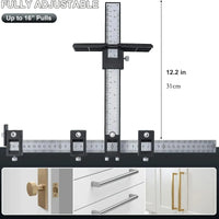 Woodworking Tools Location Drill Bit Punch Locator Location Jig Rill Guide Cabinet Handle Knob Template Locator Hole Punch Tool