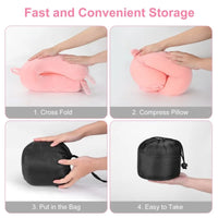 Multifunctional U-shaped Pillow Travel Neck Pillow Slow Rebound Memory Foam Car Airplane Sleep Pillow Head Support Soft Headrest