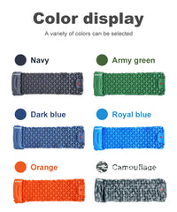 PACOONE Outdoor Camping Sleeping Pad Inflatable Mattress with Pillows Ultralight Air Mat Built-in Inflator Pump Travel Hiking