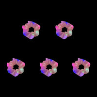 1/10 Pcs LED Luminous Scrunchies Glowing Hairband Girl Light Up Hair Scrunchy Birthday Party Headwear Supplies Hair Accessories