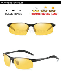 Luxury Brand 2023 Aluminum Sunglasses For Men Polarzed Sun Glasses Man Day Night Driving Anti-Glare Wome Oculos De Sol Masculino