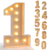 LED Light Giant Birthday Figure Number Balloon Filling Box 30 40 50 1st Birthday Party Decor Adult Kid Baby Shower Wedding Decor