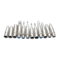 XLR 3PIN female head to 6.5 female 3 core XLR revolution RCA 3.5mm Male lotus audio female seat 6.35 microphone adapter