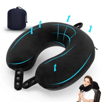 Multifunctional U-shaped Pillow Travel Neck Pillow Slow Rebound Memory Foam Car Airplane Sleep Pillow Head Support Soft Headrest