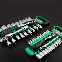 1/4 3/8 1/2 Inch Ratchet Wrench 72 Tooth Drive Ratchet Socket Wrench Tool Multi-funtion DIY Hand Tool Ratchet Handle Wrench