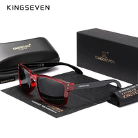 KINGSEVEN Rectangle Retro Polarized Sunglasses Women Men Cycling UV400 Glasses Anti-glare Outdoor Sports Causal Fishing Eyewear