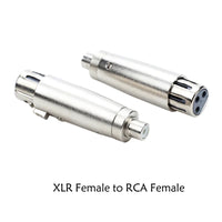 XLR 3PIN female head to 6.5 female 3 core XLR revolution RCA 3.5mm Male lotus audio female seat 6.35 microphone adapter