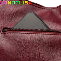 Luxury Soft Leather Handbag Women's New Casual Tote Bag Designer Ladies Large Shoulder Crossbody Handle Sac for Female Patchwork