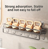 No Drill Bathroom Suction Cup Storage Shelf Storage Shelf Bathroom Perforation-Free Wall Hanging Vanity Toilet Triangle Basket R