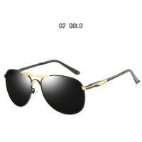 Luxury Pilot Polarized Sunglasses Men And Women Classic Metal Driving Fishing Sun Glasses For Man Brand Design Eyewear UV400