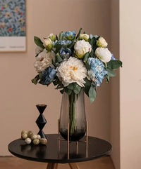 Peony Simulation Flowers, Home And Living Room Artificial Flower Decorations, Dining Table Dried Flower Bouquet Decoration