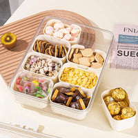 Kitchen Seasoning Storage Box Spice Box Integrated Multi Grid Storage Sealed Tank Moisture-Proof Salt Tank Kitchen Supplies 2025
