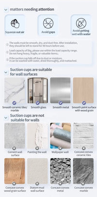 No Drill Bathroom Suction Cup Storage Shelf Storage Shelf Bathroom Perforation-Free Wall Hanging Vanity Toilet Triangle Basket R