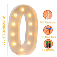 LED Light Giant Birthday Figure Number Balloon Filling Box 30 40 50 1st Birthday Party Decor Adult Kid Baby Shower Wedding Decor