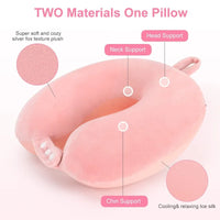 Multifunctional U-shaped Pillow Travel Neck Pillow Slow Rebound Memory Foam Car Airplane Sleep Pillow Head Support Soft Headrest