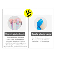Yoga Stretching Belt Dance Stretching Band Elastic Yoga Resistance Bands Home Pilates Exercise Pull Strap Belt Fitness Sport