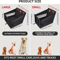 High-end Pet Car Seat Cover with Hammock - Waterproof, Scratch-Resistant