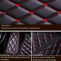 Left driving 5 Seats Car Floor Mats - Interior Accessories Anti-slip Foot Pads