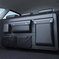 Large Capacity Car Trunk Organizer With Partition Design, Multifunctional PU Leather Storage Box